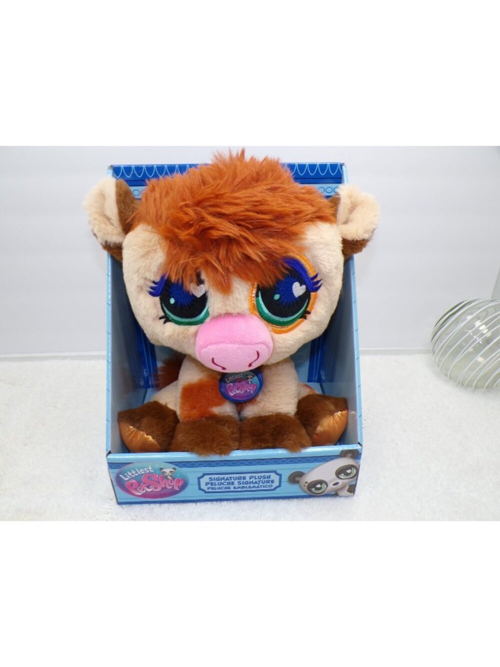Littlest Pet Shop LPS Signature Deluxe 10" Plush Cow Stuffed Animal Toy Hasbro